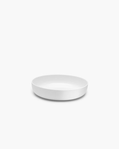 BASE Deep plate M, white glazed