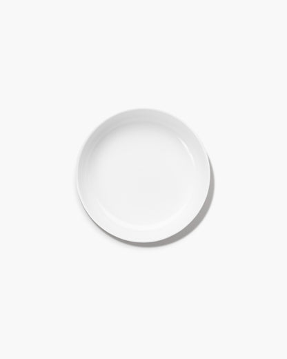 BASE Deep plate M, white glazed