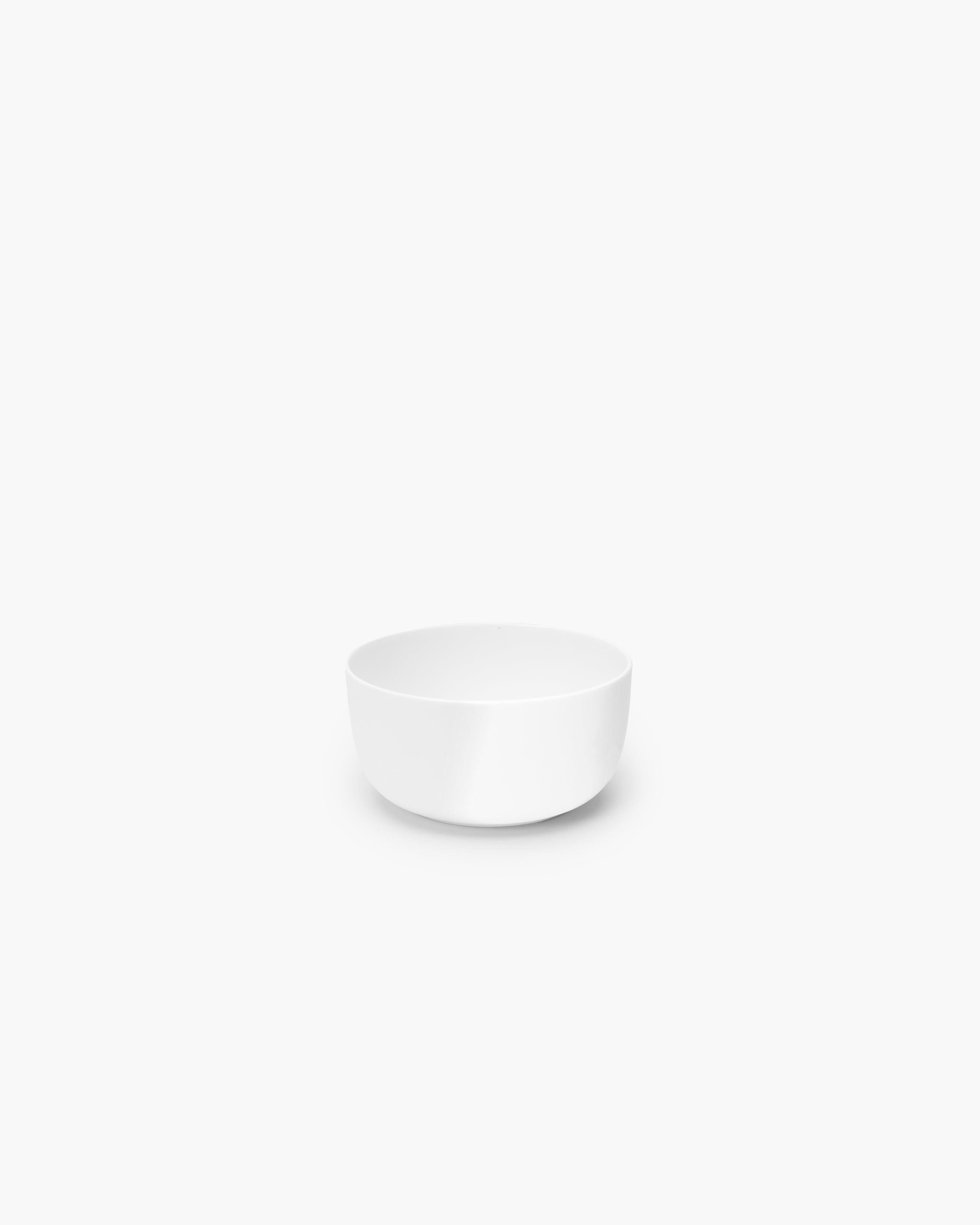 Base Low bowl S, white glazed