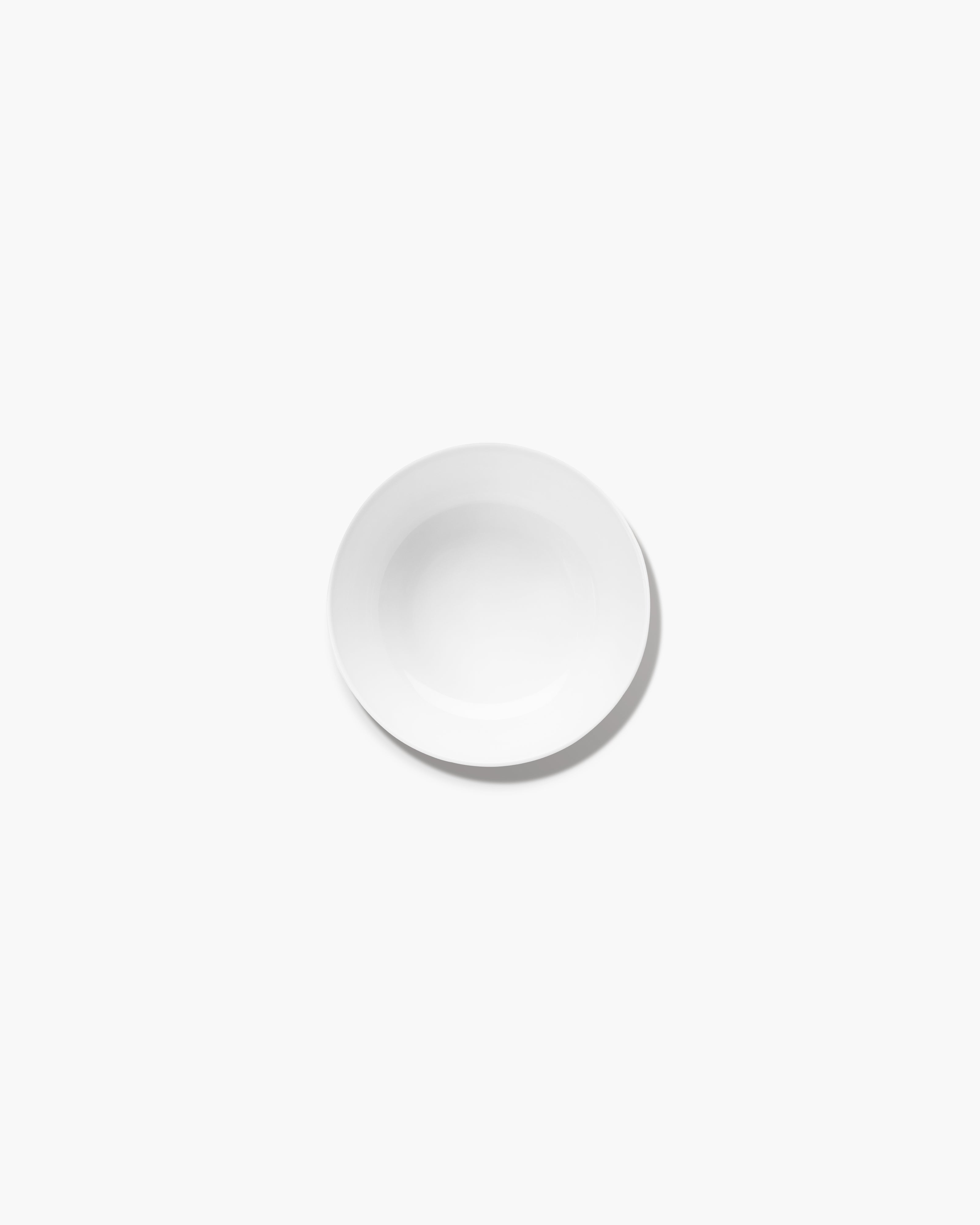 Base Low bowl S, white glazed