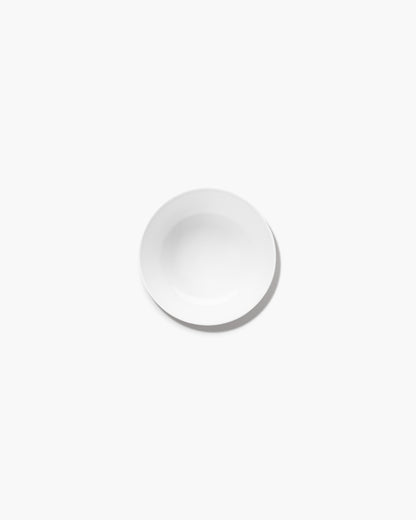 Base Low bowl S, white glazed