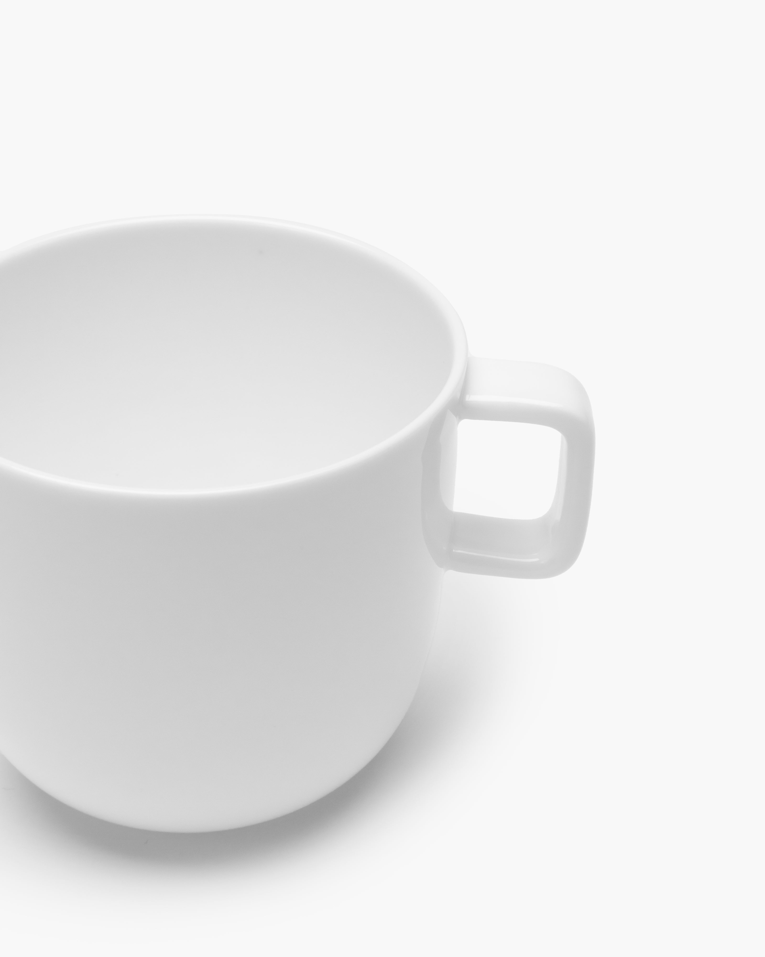 BASE Coffee cup, white glazed
