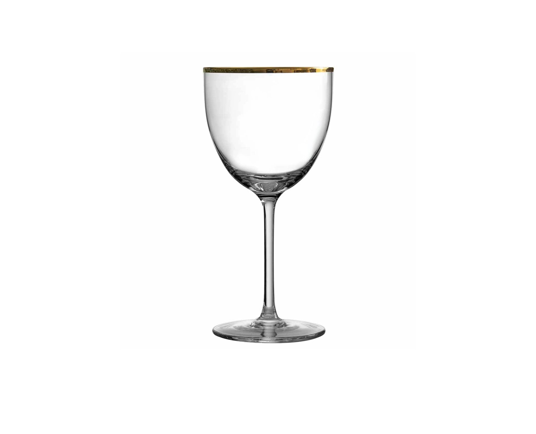 Gold Rim Nick & Nora Glass 170 ml