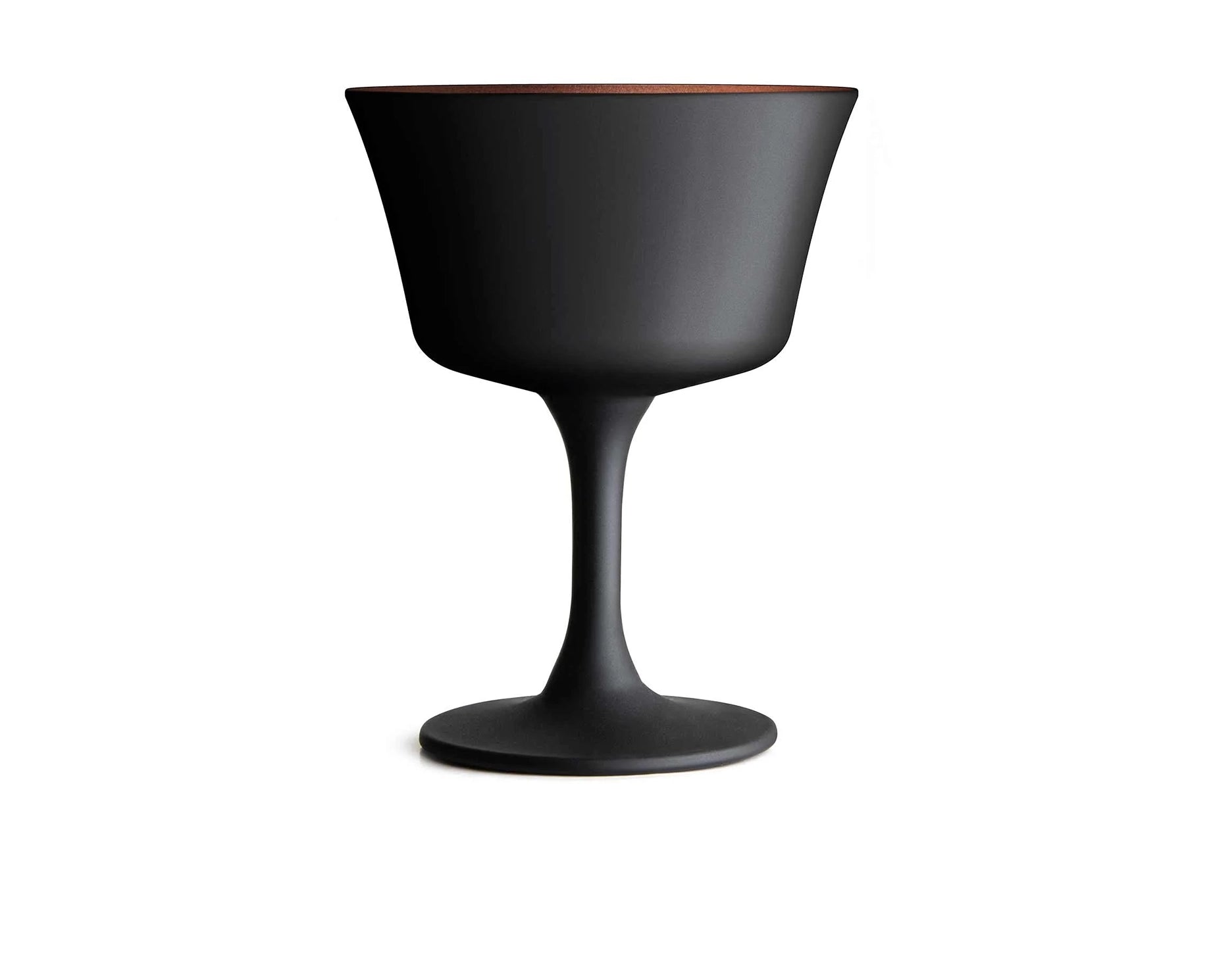 Oro Nero Fizz Black Champagne Cocktail Glass Goblet, 200 ml