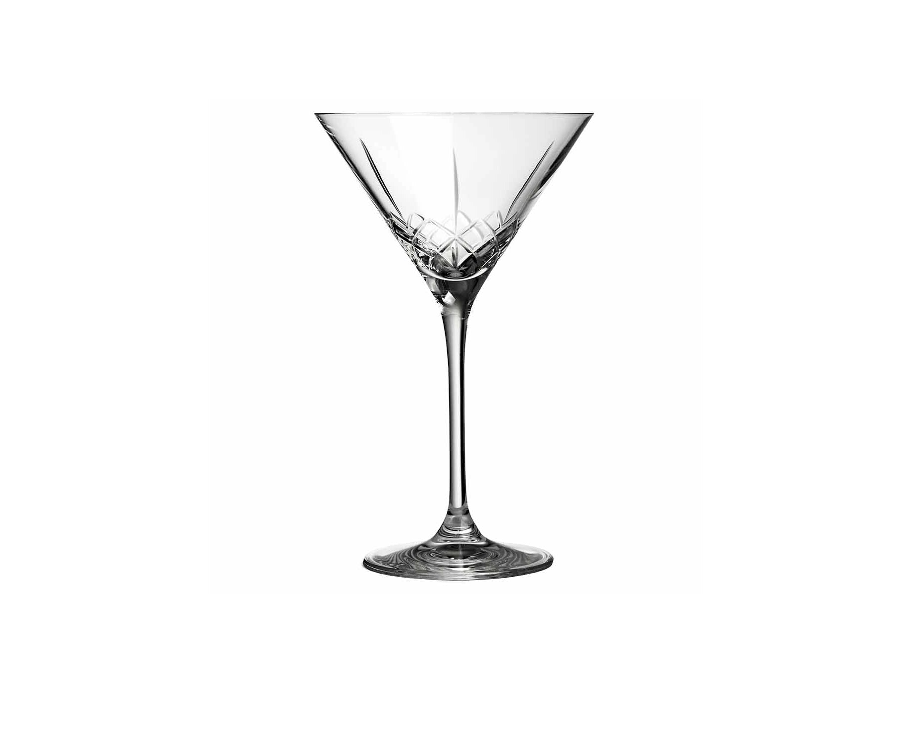 Ginza Tall Cuts Martini Glass, 210 ml