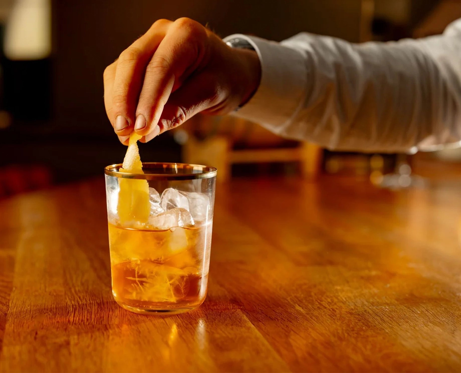 Gold Rim Fluet Old Fashioned, 340 ml